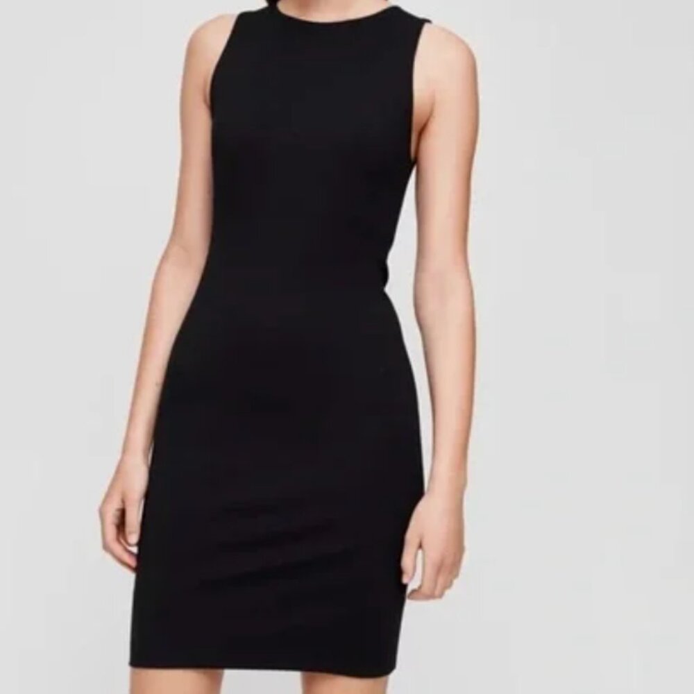 Aritzia Babaton Miguel dress (black) size 4 - Picture 1 of 3